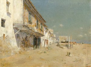 Blanes Plajı by Joan Roig i Soler